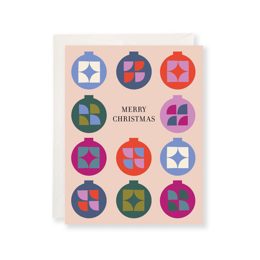 Christmas Ornaments Greeting Card