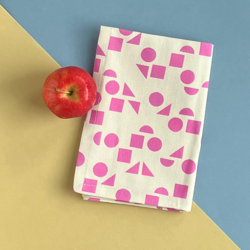 Everyday Napkin - Magenta Geo (Set of 2)