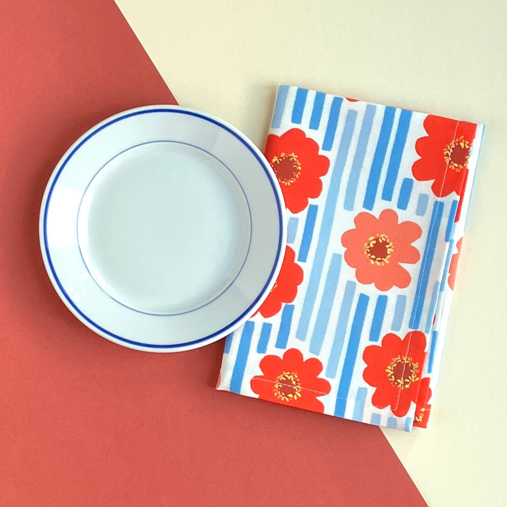 Everyday Napkin - Zinnias (Set of 2)