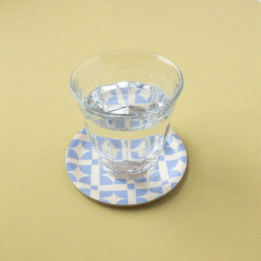 Patterned Coaster - Blue Tiles