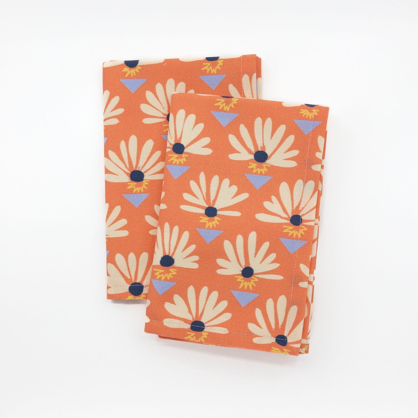 Everyday Napkin - Red Fan Flowers (Set of 2)