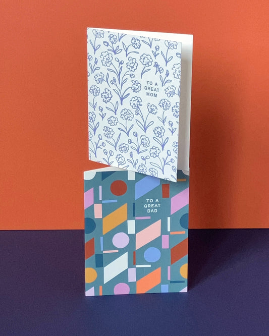 Great Mom Floral Card