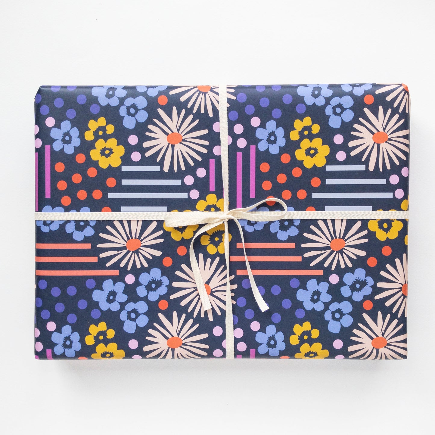 Floral gift wrap set