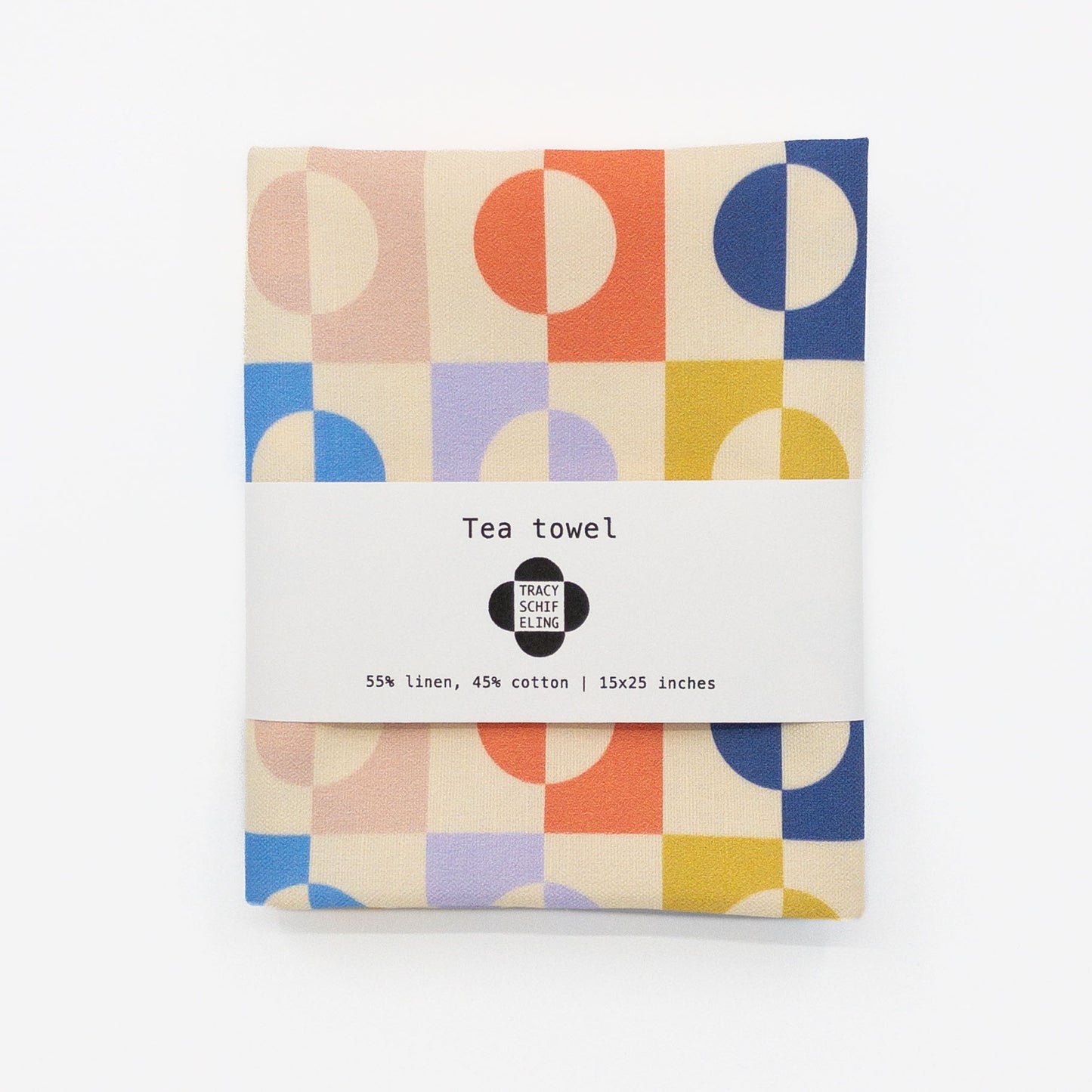 Cotton Linen Tea Towel - Eclipse