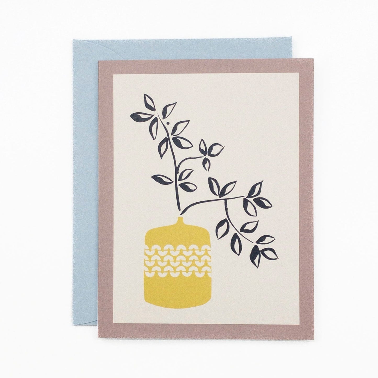 Yellow Vase Greeting Card