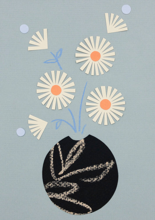 Vase of Daisies