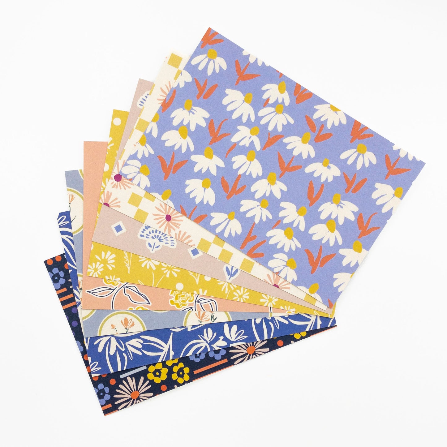 Floral postcard set