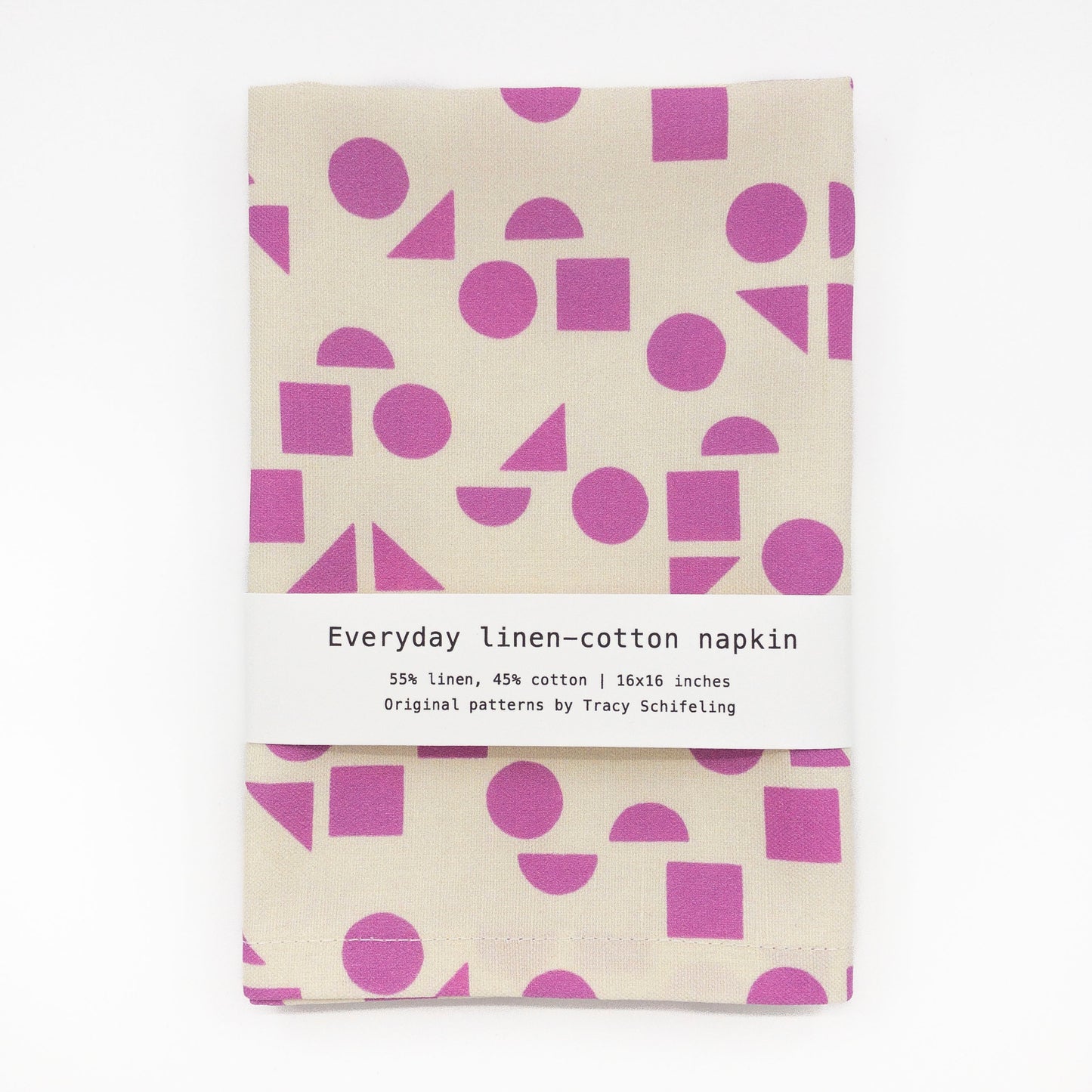 Everyday Napkin - Magenta Geo (Set of 2)