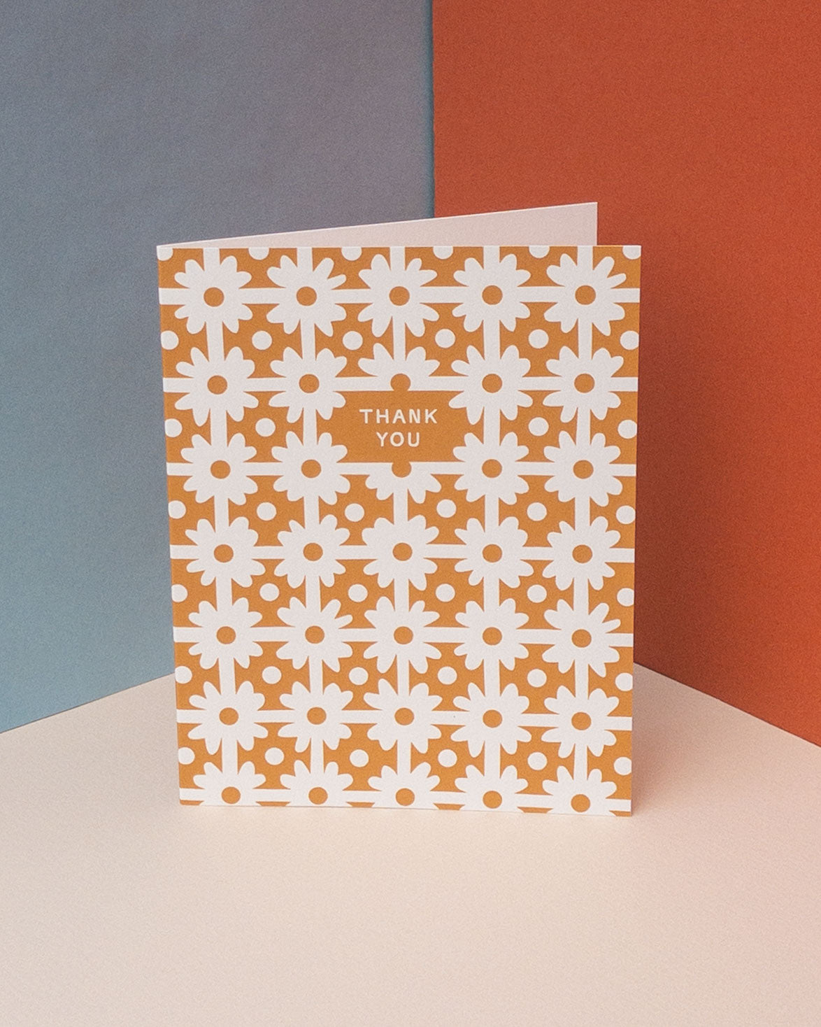 Floral Lattice Thank You Card