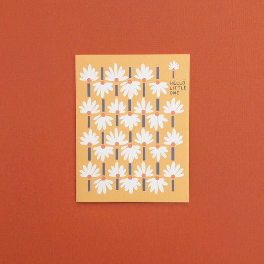 Floral New Baby Card