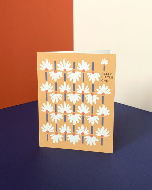 Floral New Baby Card