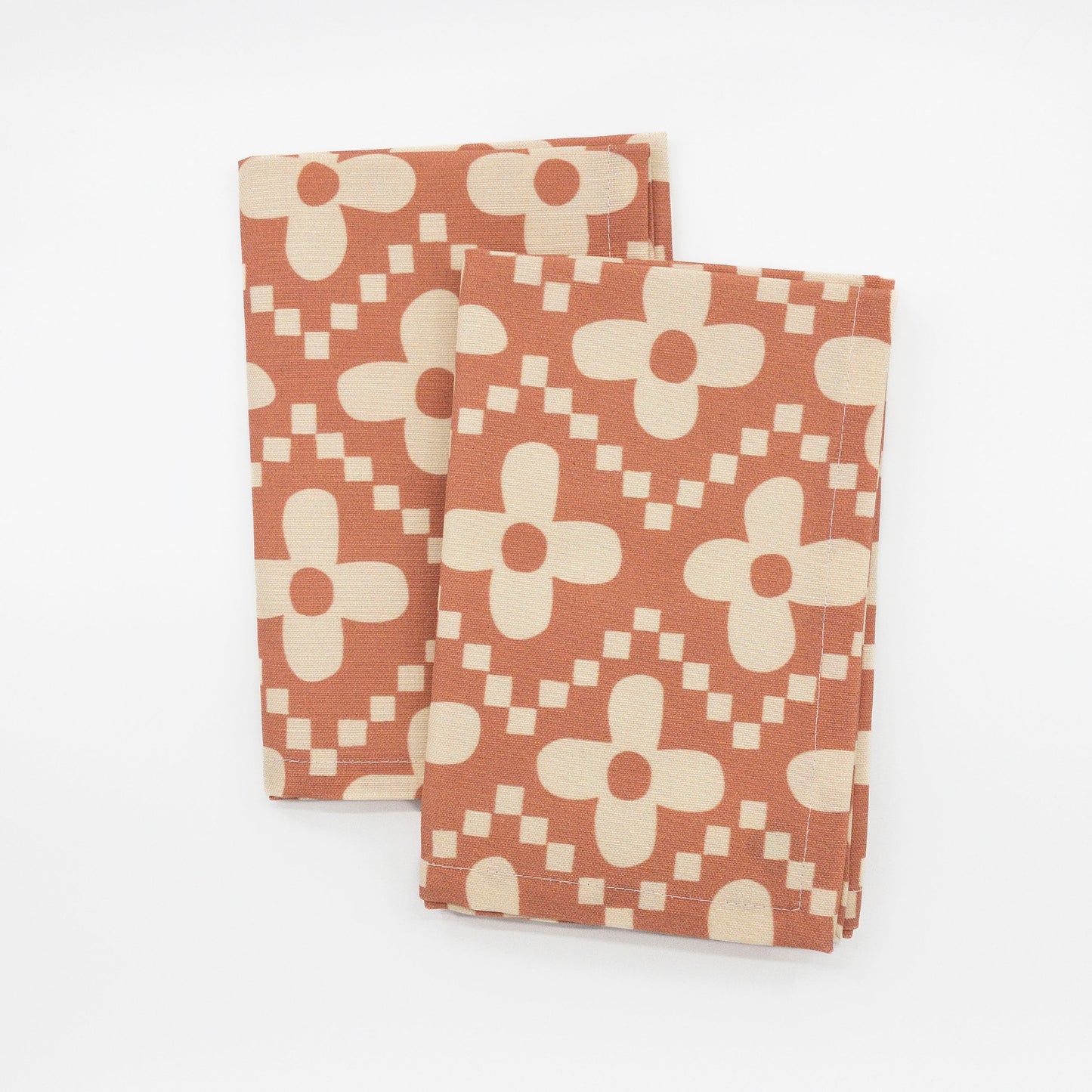 Everyday Napkin - Four Petal Flower (Set of 2)