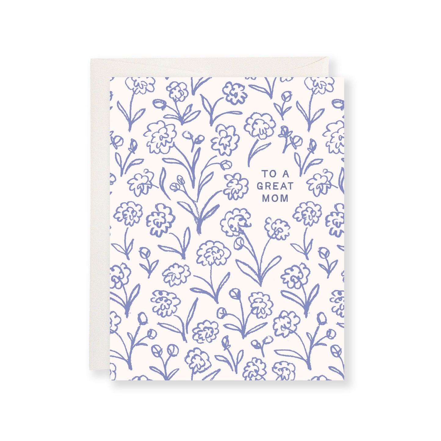 Great Mom Floral Card
