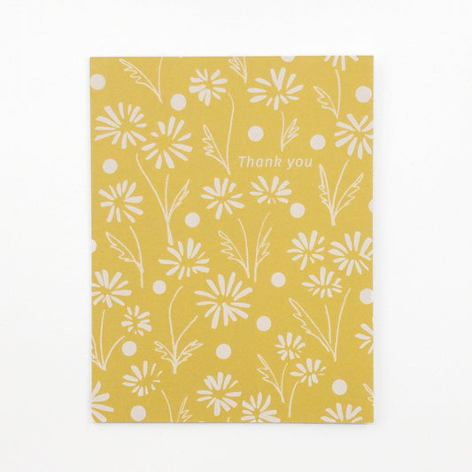 Daisy Thank You Greeting Card