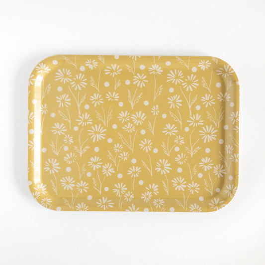 Yellow daisy tray