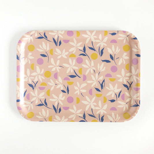 Moonlit floral tray